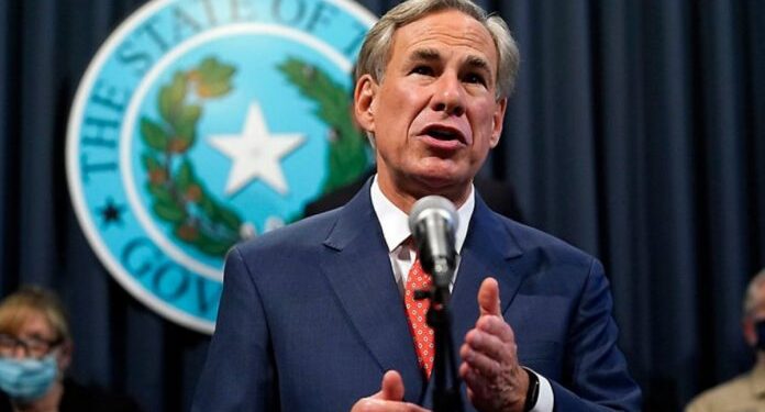 Amenaza Texas con reiniciar revisiones de camiones en la frontera 1 ABOTT 696x464 1