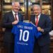 <strong>AMLO, Infantino y Azcárraga conversan sobre el Mundial 2026</strong> 7 AMLO Infantino 28 04 2022