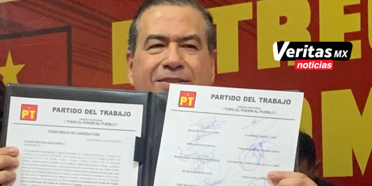 PT TOMA PROTESTA A RICARDO MEJÍA Y ÉL OFRECE SER EL PRIMER GOBERNADOR DEL PUEBLO DE COAUILA 1 constancia mejia pt coahuila