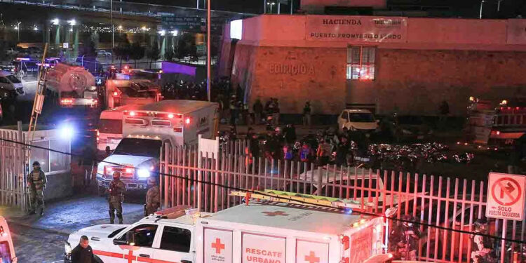 INCENDIO EN INM EN CIUDAD JUÁREZ DEJA 39 MUERTOS    