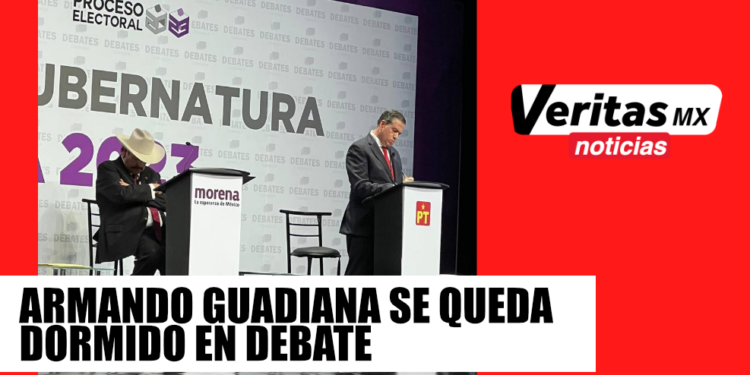 ARMANDO GUADIANA SE QUEDA DORMIDO EN DEBATE 1 ARMANDO GUADIANA SE QUEDA DORMIDO EN DEBATE