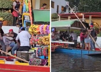 SE ARMA LA BRONCA EN XOCHIMILCO