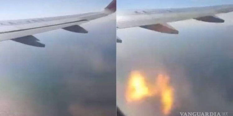 EXPLOTA TURBINA EN PLENO VUELO EN AVIÓN DE VIVA AEROBÚS