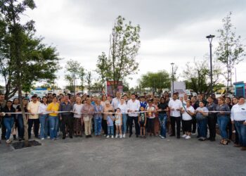 INAUGURA RAÚL CANTÚ PARQUE LINEAL EN SALINAS