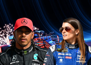 Lewis Hamilton y Danica Patrick