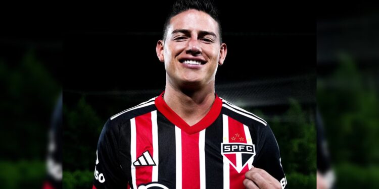 JAMES RODRÍGUEZ LISTO PARA DEBUTAR CON SAU PAULO EN UN ESCENARIO EMBLEMÁTICO 1 @jamesdrodriguez/Twitter.