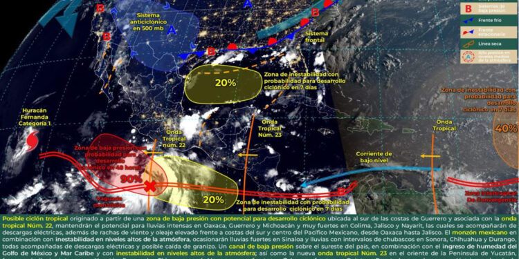 PREVISIÓN DE LLUVIAS DE DIFERENTE INTENSIDAD EN OAXACA 1 PREVISIÓN DE LLUVIAS DE DIFERENTE INTENSIDAD EN OAXACA