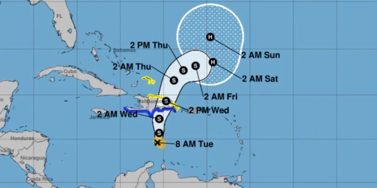 TORMENTA TROPICAL FRANKLIN SE APROXIMA A LA ISLA LA ESPAÑOLA: PREVISIONES Y ADVERTENCIAS 1 TORMENTA TROPICAL FRANKLIN SE APROXIMA A LA ISLA LA ESPAÑOLA: PREVISIONES Y ADVERTENCIAS