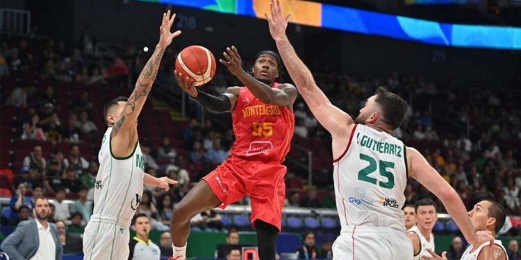 MÉXICO TROPIEZA EN SU DEBUT MUNDIAL: MONTEGRO ARRASA 91-71 EN EL FIBA 2023 1 MÉXICO TROPIEZA EN SU DEBUT MUNDIAL: MONTEGRO ARRASA 91-71 EN EL FIBA 2023