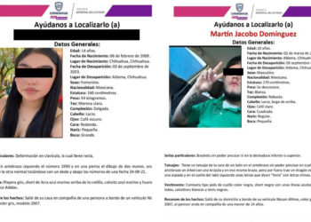 HALLAN SIN VIDA A UNA ADOLESCENTE DE 14 AÑOS Y UN HOMBRE DE 20 AÑOS EN UN VEHÍCULO EN CIUDAD ALDAMA