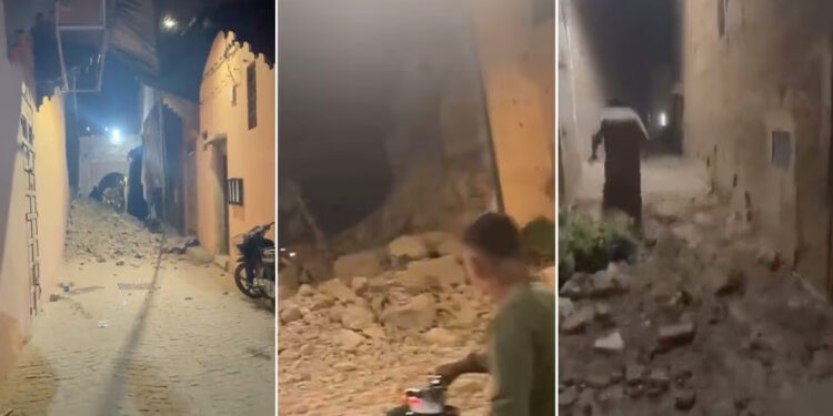 TERREMOTO DE MAGNITUD 7 SACUDE MARRUECOS, CAUSANDO DAÑOS EN EDIFICIOS 1 TERREMOTO DE MAGNITUD 7 SACUDE MARRUECOS, CAUSANDO DAÑOS EN EDIFICIOS