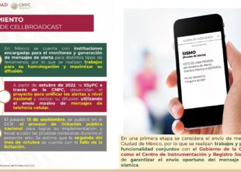 PROTECCIÓN CIVIL REVOLUCIONA LA ALERTA SÍSMICA: MENSAJES DE TEXTO SALVADORES