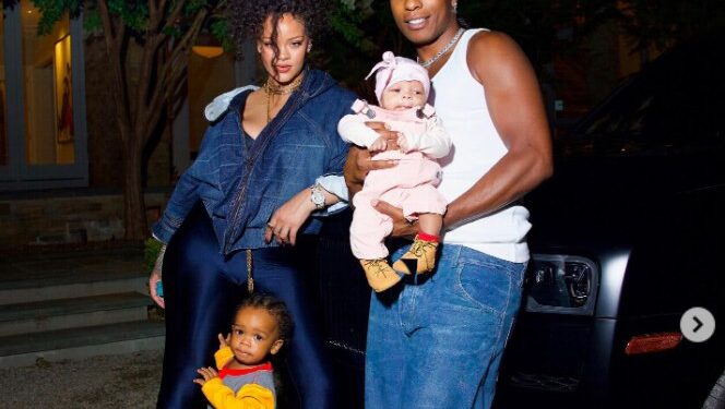 RIHANNA Y ASAP ROCKY PRESENAN A SU SEGUNDO HEREDERO: RIOT ROSE