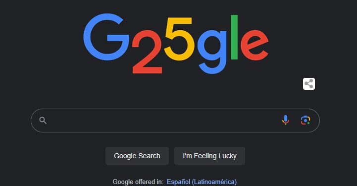 GOOGLE CELEBRA SU 25º ANIVERSARIO CON UN HISTÓRICO DOODLE QUE RETRATA SU ASCENSO DESDE UN GARAJE A LA DOMINACIÓN MUNDIAL 1 GOOGLE CELEBRA SU 25º ANIVERSARIO CON UN HISTÓRICO DOODLE QUE RETRATA SU ASCENSO DESDE UN GARAJE A LA DOMINACIÓN MUNDIAL