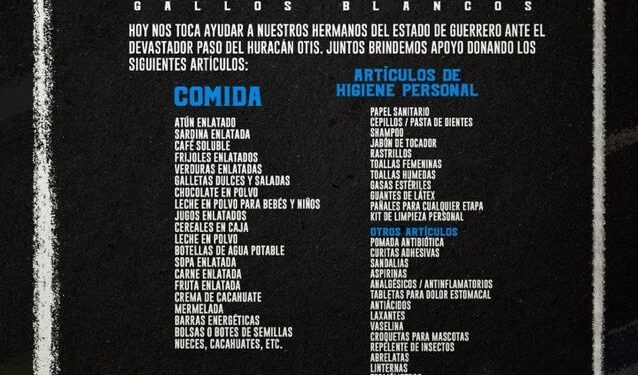 EMERGENCIA HUMANITARIA EN EL PARTIDO QUERÉTARO VS. CHIVAS: SE ESTABLECE CENTRO DE ACOPIO EN EL ESTADIO CORREGIDORA PARA DAMNIFICADOS DE GUERRERO 1 EMERGENCIA HUMANITARIA EN EL PARTIDO QUERÉTARO VS. CHIVAS: SE ESTABLECE CENTRO DE ACOPIO EN EL ESTADIO CORREGIDORA PARA DAMNIFICADOS DE GUERRERO