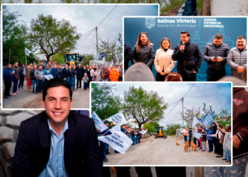 INICIA RAÚL CANTÚ OBRAS DE PAVIMENTACIÓN EN SALINAS VICTORIA