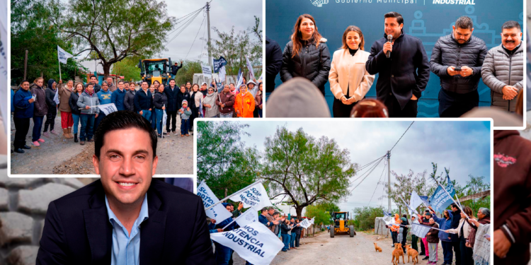 INICIA RAÚL CANTÚ OBRAS DE PAVIMENTACIÓN EN SALINAS VICTORIA