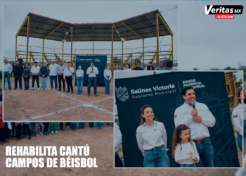 REHABILITA CANTÚ CAMPOS DE BÉISBOL