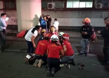 DAN DE ALTA A NIÑO QUE CAYÓ DE ESTACIÓN