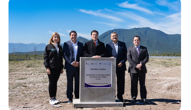 COLOCAN RAÚL CANTÚ Y SAMUEL GARCÍA PRIMERA PIEDRA DE NUEVO HOSPITAL EN SALINAS VICTORIA 1 COLOCAN RAÚL CANTÚ Y SAMUEL GARCÍA PRIMERA PIEDRA DE NUEVO HOSPITAL EN SALINAS VICTORIA