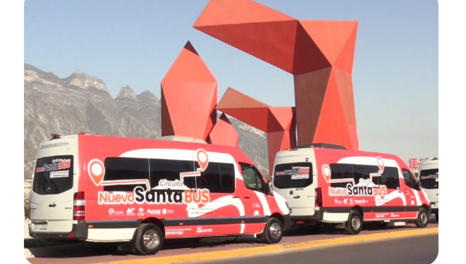 'SANTA BUS' DE NAVA COMPITE POR PREMIO INTERNACIONAL DE MOVILIDAD SUSTENTABLE 1 ‘SANTA BUS’ DE NAVA COMPITE POR PREMIO INTERNACIONAL DE MOVILIDAD SUSTENTABLE