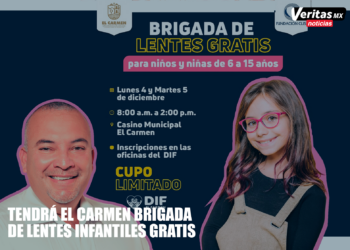 TENDRÁ EL CARMEN BRIGADA DE LENTES INFANTILES GRATIS