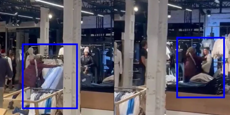 ENTRA EN CRISIS Y DESTRUYE TIENDA