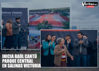 INICIA RAÚL CANTÚ PARQUE CENTRAL EN SALINAS VICTORIA