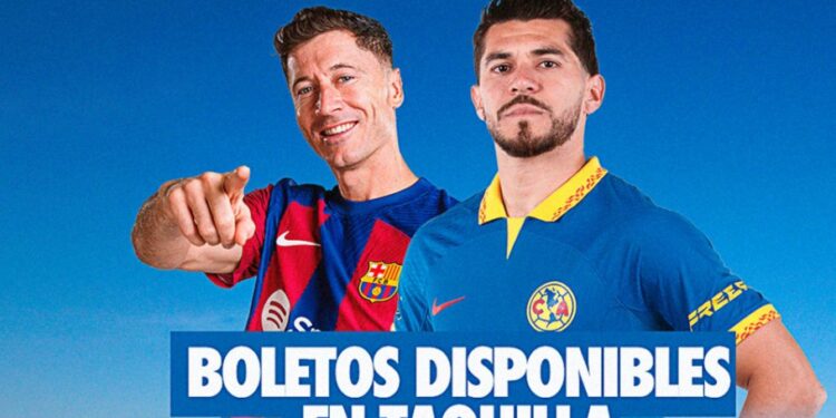 GRAN ENCUENTRO ENTRE LAS ÁGUILAS Y EL BARÇA: HORARIO IMPERDIBLE Y DÓNDE SEGUIR EL PARTIDO AMISTOSO AMÉRICA VS. BARCELONA 1 GRAN ENCUENTRO ENTRE LAS ÁGUILAS Y EL BARÇA: HORARIO IMPERDIBLE Y DÓNDE SEGUIR EL PARTIDO AMISTOSO AMÉRICA VS. BARCELONA