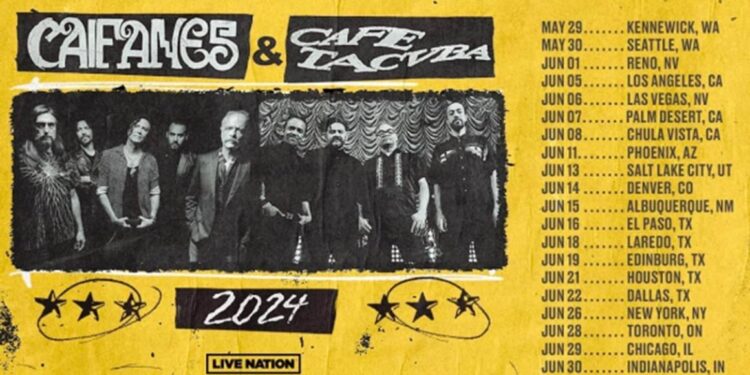 ¡COLISIÓN DE LEYENDAS MEXICANAS EN ESTADOS UNIDOS! CAIFANES Y CAFÉ TACVBA ANUNCIAN GIRA HISTÓRICA EN EL 2024