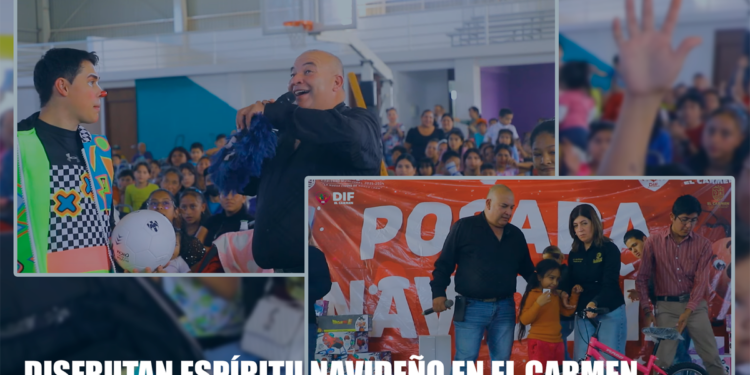 Disfrutan espíritu navideño en El Carmen 1 Disfrutan espíritu navideño en El Carmen