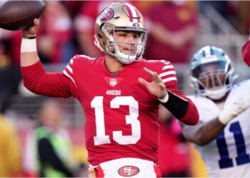 LOS 49ERS CELEBRAN CON REGALOS DE LOS WARRIORS ANTES DEL SUPER BOWL