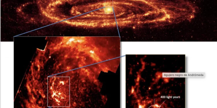 CIENTÍFICOS VISUALIZAN PROCESO DE ALIMENTACIÓN DEL AGUJERO NEGRO EN LA GALAXIA DE ANDRÓMEDA 1 CIENTÍFICOS VISUALIZAN PROCESO DE ALIMENTACIÓN DEL AGUJERO NEGRO EN LA GALAXIA DE ANDRÓMEDA