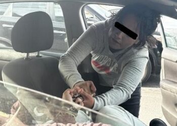 INTENTA MUJER ROBAR AUTO EN PLAZA REAL ¡A MORDIDAS Y TIJERETAZOS!