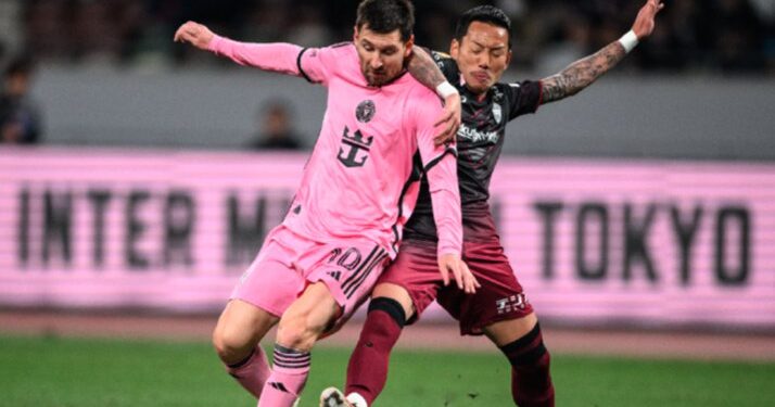 INTER MIAMI Y VISSEL KOBE EMPATAN SIN GOLES; MESSI APARECE POR MEDIA HORA 1 INTER MIAMI Y VISSEL KOBE EMPATAN SIN GOLES; MESSI APARECE POR MEDIA HORA