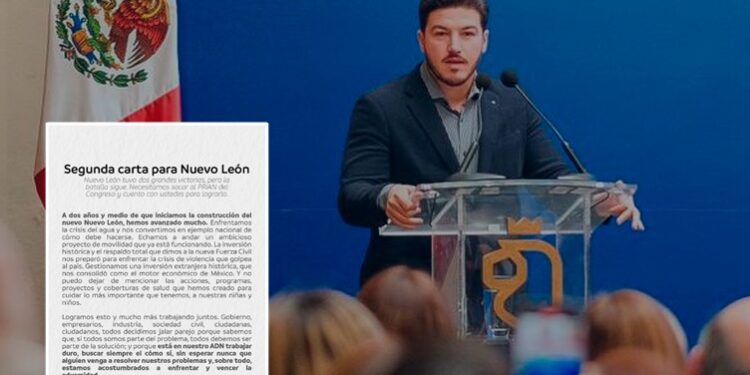 'NECESITAMOS SACAR AL PRIAN DEL CONGRESO', PIDE SAMUEL EN CARTA A NUEVO LEÓN 1 ‘NECESITAMOS SACAR AL PRIAN DEL CONGRESO’, PIDE SAMUEL EN CARTA A NUEVO LEÓN