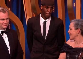INTRUSIÓN DE YOUTUBER EN DISCURSO DE ‘OPPENHEIMER’ DURANTE LOS BAFTA