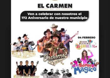 ALISTA EL CARMEN FESTEJO CON MÚSICA