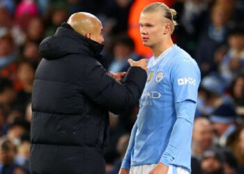 GUARDIOLA DESMIENTE RUMORES SOBRE HAALAND Y DESTACA SU CONTRIBUCIÓN AL MANCHESTER CITY