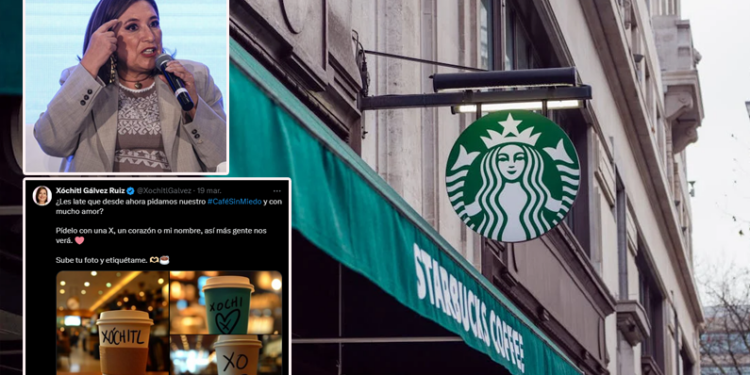 STARBUCKS NIEGA VÍNCULOS CON XOCHITL GÁLVEZ 1 STARBUCKS NIEGA VÍNCULOS CON XOCHITL GÁLVEZ