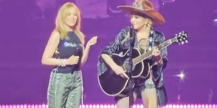 MADONNA Y KYLIE MINOGUE HACEN HISTORIA CANTANDO JUNTAS POR PRIMERA VEZ 1 MADONNA Y KYLIE MINOGUE HACEN HISTORIA CANTANDO JUNTAS POR PRIMERA VEZ