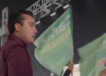 JALONEA CANDIDATO DE MORENA A LA ALCALDÍA DE GARCÍA A MUJER