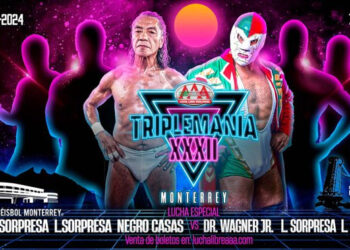 LUCHA LIBRE AAA REVELA LA EMOCIONANTE CARTELERA DE TRIPLEMANÍA XXXII MONTERREY