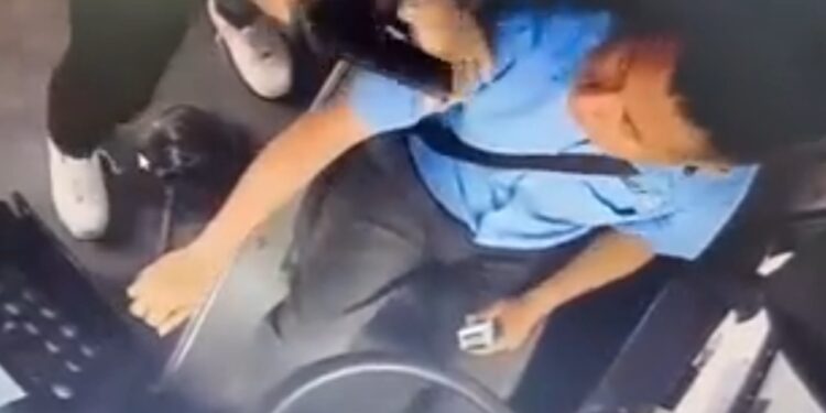 GRABAN A LADRÓN DE CAMIONES