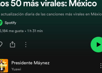 SUENA ‘MAYNEZ PRESIDENTE’ EN SPOTIFY, BODAS Y ANTROS