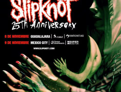 SLIPKNOT ANUNCIA CONCIERTOS EN MÉXICO PARA CELEBRAR SU 25 ANIVERSARIO 1 SLIPKNOT ANUNCIA CONCIERTOS EN MÉXICO PARA CELEBRAR SU 25 ANIVERSARIO