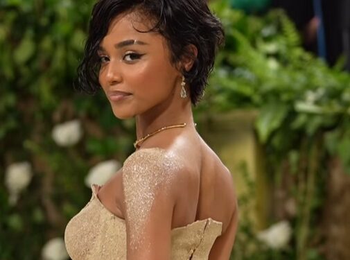 TYLA SORPRENDE EN LA MET GALA 2024 CON UN VESTIDO DE ARENA FIRMA DE BALMAIN 1 TYLA SORPRENDE EN LA MET GALA 2024 CON UN VESTIDO DE ARENA FIRMA DE BALMAIN