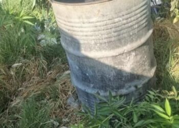 ENCUENTRAN RESTOS HUMANOS DENTRO DE UN TAMBO EN ALMOLOYA DEL RÍO