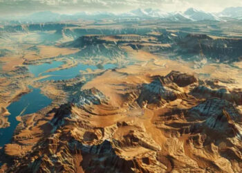 LA INTELIGENCIA ARTIFICIAL NOS MUESTRA LA ANTÁRTIDA SIN HIELO: UNA IMAGEN IMPACTANTE Y REFLEXIVA