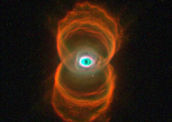 LA NASA REVELA LA IMPRESIONANTE IMAGEN DE LA “NEBULOSA RELOJ DE ARENA” CAPTURADA POR EL TELESCOPIO ESPACIAL HUBBLE